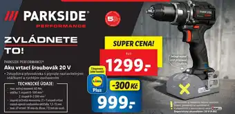 Lidl Aku vrtací šroubovák 20 V nabídka