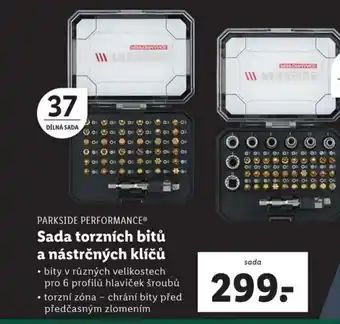 Lidl Sada torzních bitů a nástrčných klíčů nabídka