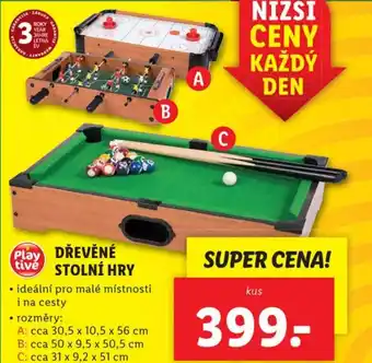 Lidl DŘEVĚNÉ STOLNÍ HRY nabídka