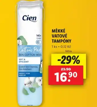 Lidl MĚKKÉ VATOVÉ TAMPÓNY nabídka