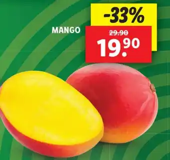 Lidl MANGO nabídka