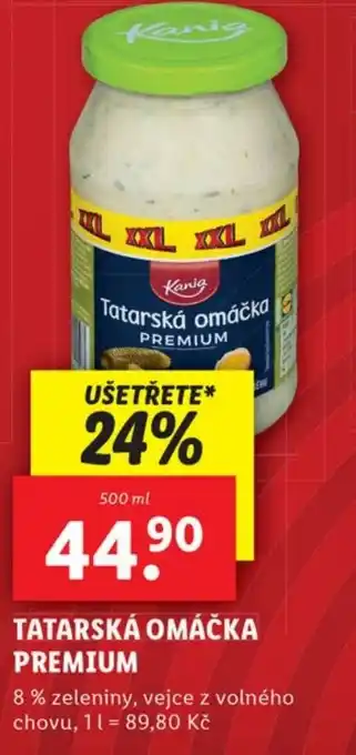 Lidl TATARSKÁ OMÁČKA PREMIUM nabídka