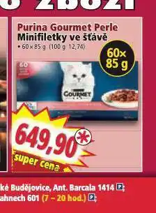 Norma Purina gourmet perle minifiletky ve šťávě nabídka