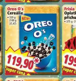 Norma Oreo o´s cereálie nabídka