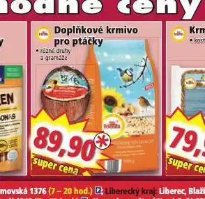 Norma Doplňkové krmivo pro ptáčky nabídka