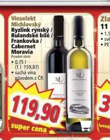 Norma Vinselekt michlovský rulandské bílé nabídka