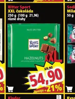 Norma Ritter sport xxl čokoláda nabídka