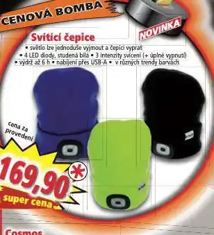 Norma Svítící čepice nabídka