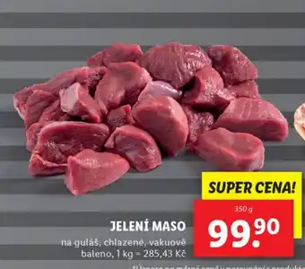 Lidl JELENÍ MASO nabídka