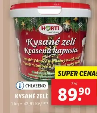 Lidl KYSANÉ ZELÍ nabídka