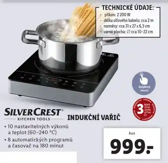 Lidl INDUKČNÍ VAŘIČ nabídka