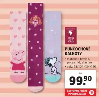 Lidl PUNČOCHOVÉ KALHOTY nabídka