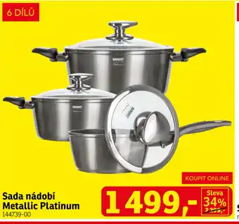 Asko Sada nádobí Metallic Platinum nabídka
