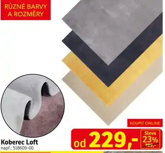 Asko Koberec Loft nabídka