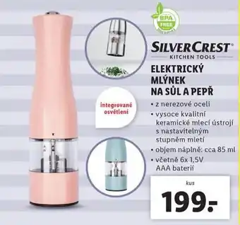 Lidl Elektrický mlýnek na sůl a pepř nabídka