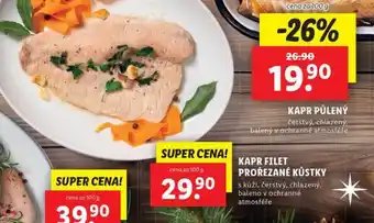 Lidl Kapr filet prořezané kůstky nabídka