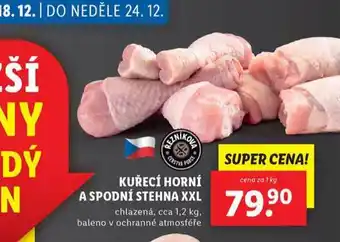 Lidl Kuřecí horní a spodní stehna xxl nabídka