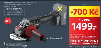 Lidl Aku úhlová bruska nabídka
