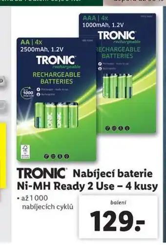 Lidl Nabíjecí baterie nabídka