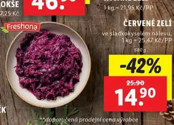 Lidl Červené zelí nabídka