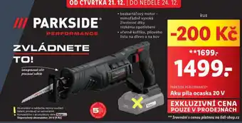 Lidl Aku pila ocaska nabídka