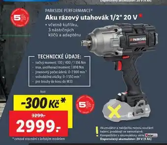 Lidl Aku rázový utahovák nabídka