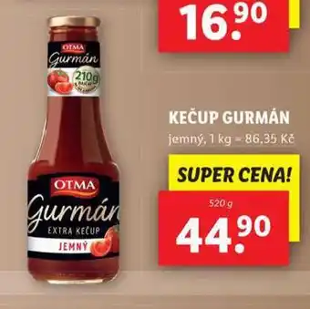 Lidl Kečup gurmán nabídka