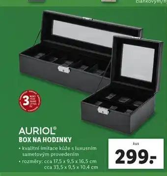 Lidl Box na hodinky nabídka