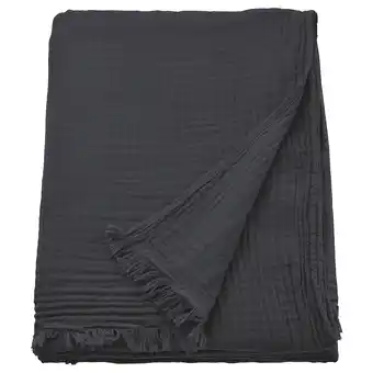 IKEA Vallkrassing pléd, antracit, 150x200 cm nabídka