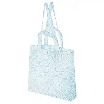 IKEA Skynke nákupní taška, modrá/bílá, 45x36 cm nabídka