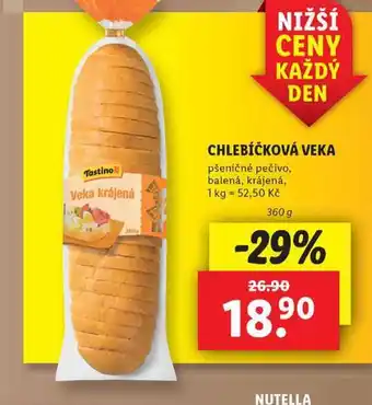 Lidl Chlebíčková veka nabídka