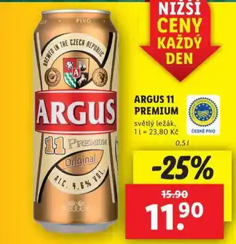 Lidl Pivo argus nabídka