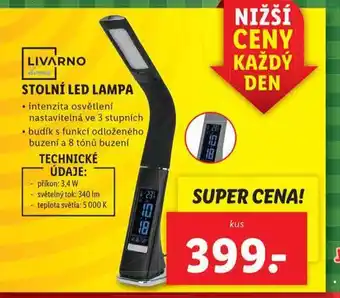 Lidl Stolní led lampa nabídka