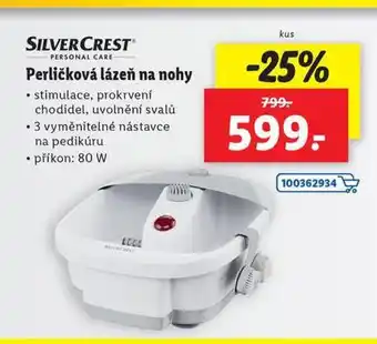 Lidl Perličková lázeň na nohy nabídka