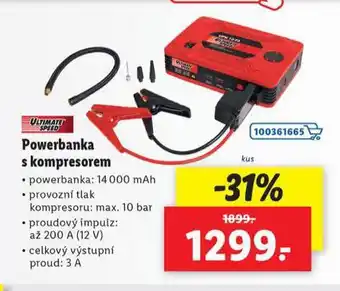 Lidl Powerbanka s kompresorem nabídka