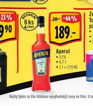 Albert Aperol nabídka