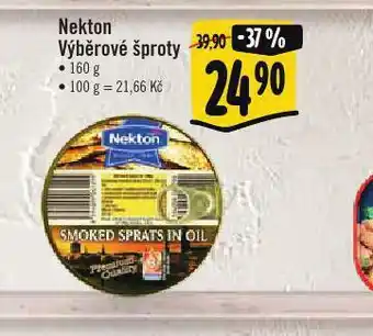 Albert Nekton výběrové šproty nabídka