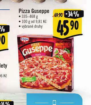 Albert Pizza guseppe nabídka