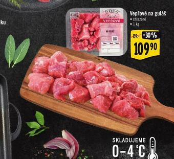 Albert Vepřové na guláš nabídka