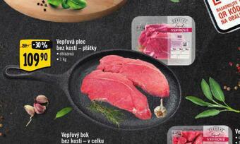 Albert Vepřová plec bez kosti - plátky nabídka