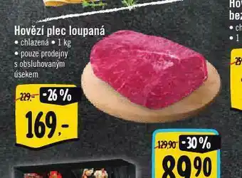 Albert Hovězí plec loupaná nabídka