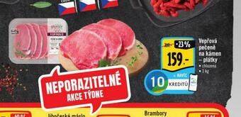 Albert Vepřová pečeně na kámen - plátky nabídka