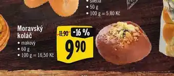 Albert Moravský koláč nabídka