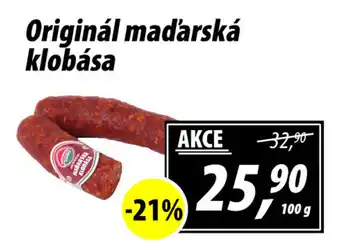 ZEMAN Originál maďarská klobása nabídka