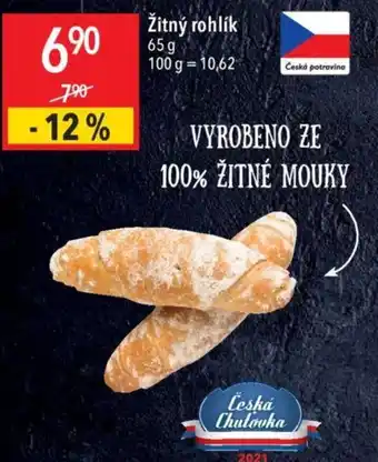 Globus Žitný rohlík nabídka