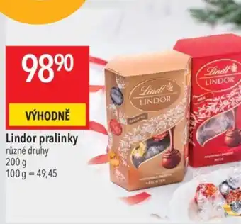 Globus Lindor pralinky nabídka