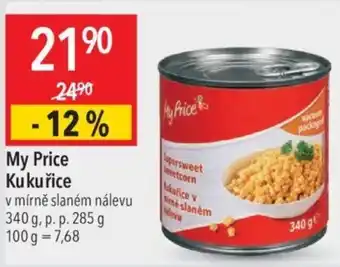Globus My Price Kukuřice nabídka