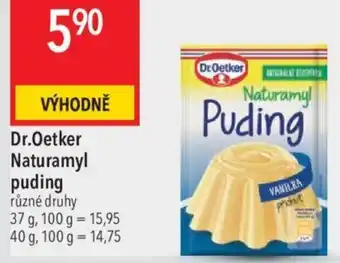 Globus Dr.Oetker Naturamyl puding nabídka