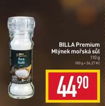 Billa BILLA Premium Mlýnek mořská sůl nabídka