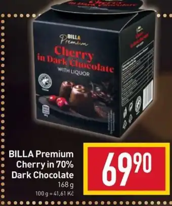 Billa BILLA Premium Cherry in 70% Dark Chocolate nabídka